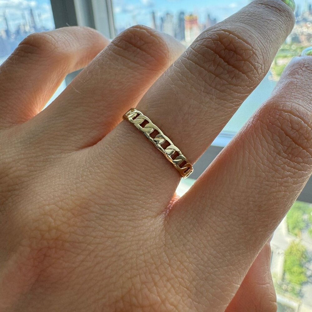 Classic Chain Ring Band by Bichota